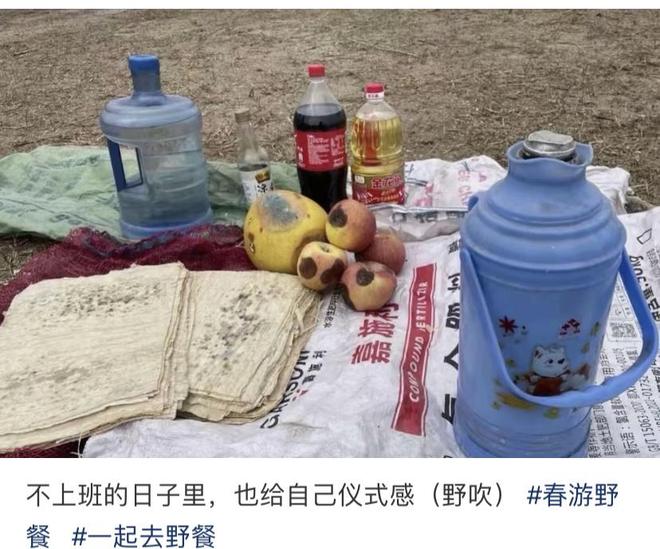 尿素袋野餐爆火！这届年轻人正在用“寒酸美学”对抗消费主义(图5)
