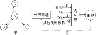 下图为体内细胞和内环境之间物质交换示意图(图3)